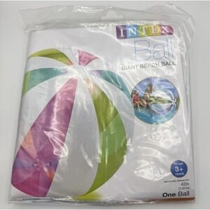 NEW Intex Giant Jumbo Striped Beach Ball 42" Inflatable 59066EP From 2015